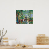 オーギュストルノアール – 湖の近く ポスター (キッチン)