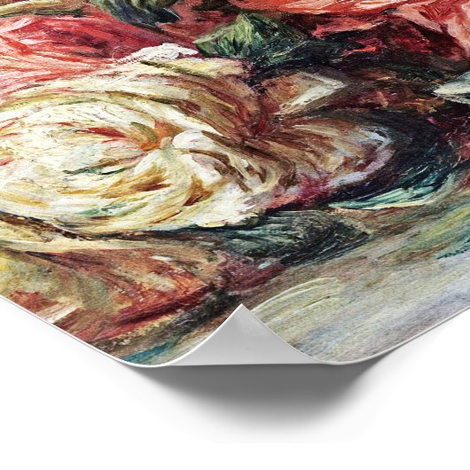 オーギュストルノアール – 破棄されたバラ ポスター (角)