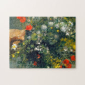 オーギュストルノアール – 花瓶の中の花 ジグソーパズル (横)