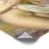 オーギュストルノアール – 長い髪のバザー ポスター (角)