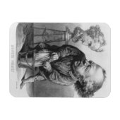 オーギュスト・プレオール(1809-79)、「ル・ボウ」の戯画 マグネット (横)