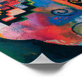 オーギュスト・マッケ – バッハへのオマージュ抽象芸術アモダンート ポスター (角)