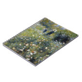 オーギュスト・ルノアールの庭に日傘を持った女性 ノートブック (左側)