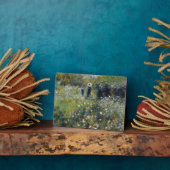 オーギュスト・ルノアールの庭に日傘を持った女性 フォトプラーク (側面)