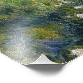 オーギュスト・ルノアールの庭に日傘を持った女性 フォトプリント            (角)