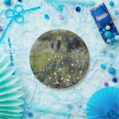 オーギュスト・ルノアールの庭に日傘を持った女性 ペーパープレート (パーティー)