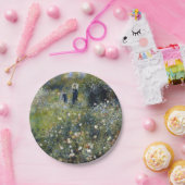 オーギュスト・ルノアールの庭に日傘を持った女性 ペーパープレート (パーティー)