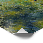 オーギュスト・ルノアールの庭に日傘を持った女性 ポスター (コーナー)