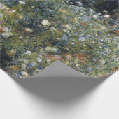 オーギュスト・ルノアールの庭に日傘を持った女性 ラッピングペーパー (角)