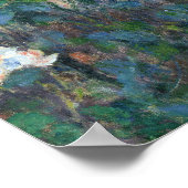 オーギュスト・ルノアールの水やりができる女の子 ポスター (角)