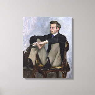オーギュスト・ルノアールポートレート1867年 キャンバスプリント