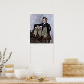 オーギュスト・ルノアールポートレート1867年 ポスター (キッチン)