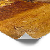 オーギュスト・ルノアール・バラの花束 ポスター (角)