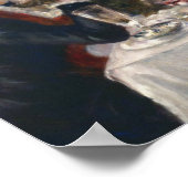 オーギュスト・ルノアール、ボートパーティーの昼食会 ポスター (角)