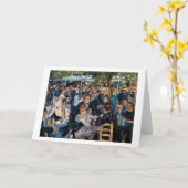 オーギュスト・ルノアール・ムーランデラガレットでのボール カード (黄色い花)