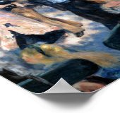 オーギュスト・ルノアール・ムーランデラガレットでのボール ポスター (角)