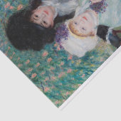 オーギュスト・ルノアール、1879年昼食後 薄葉紙 (詳細)