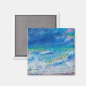 オーギュスト・ルノワール 「海の風景」 マグネット (正面/裏面)