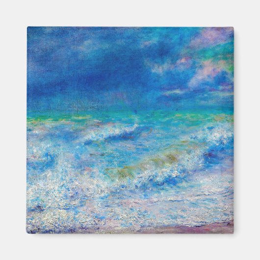 オーギュスト・ルノワール 「海の風景」 マグネット (正面)