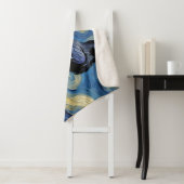 オークの古木の星空の夜の烏 シェルパブランケット (インサイチュ)