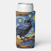 オークの古木の星空の夜の烏 スリム缶クーラー (Seltzer正面)