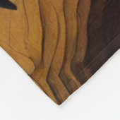 オークの古木の星空の夜の烏 フリースブランケット (角)