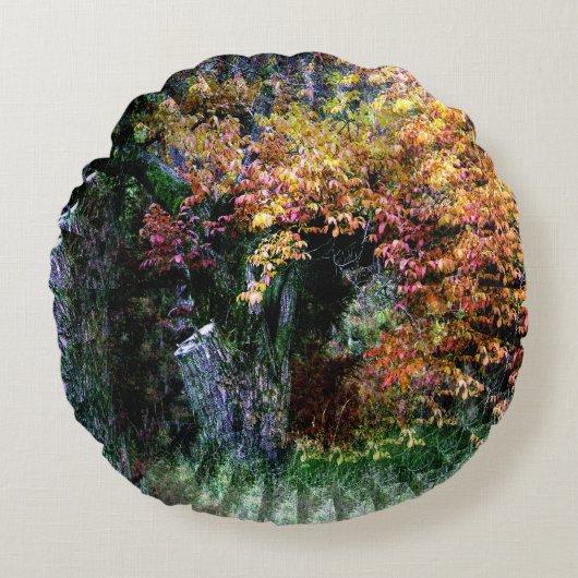 オークの古木…... ラウンドクッション (正面)