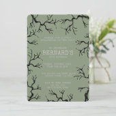 オークの大人不気味誕生日 招待状 (スタンド正面)