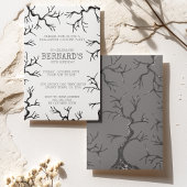 オークの大人不気味誕生日 招待状