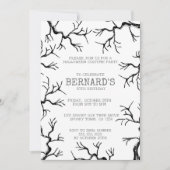 オークの大人不気味誕生日 招待状 (正面)