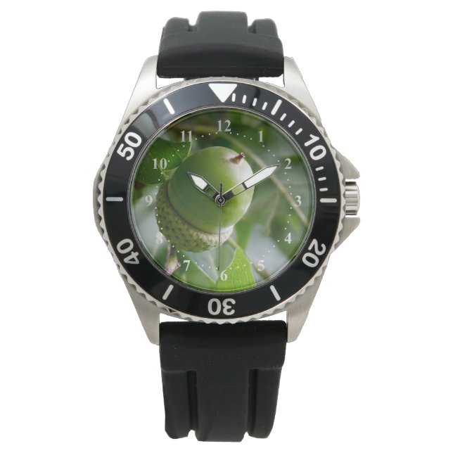 オークの実 腕時計 (正面)