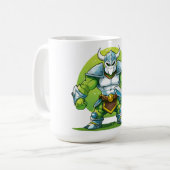 オークの戦士 コーヒーマグカップ (正面左)