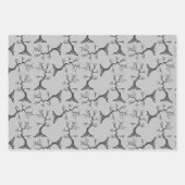 オークの手が描かれ不気味たように強い ラッピングペーパーシート (正面3)