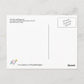 オークの木およびBluebonnetsはJohnson City、TXに近づきます ポストカード (裏面)