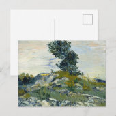 オークの木と岩、ゴッホの油絵 ポストカード (正面/裏面)