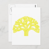 オークの木のオークランドの黄色 ポストカード (正面/裏面)