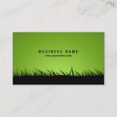 オークの木のシルエットの名刺 名刺 (裏面)