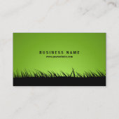 オークの木のシルエットの名刺 名刺 (裏面)