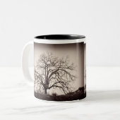 オークの木のマグ ツートーンマグカップ (正面左)