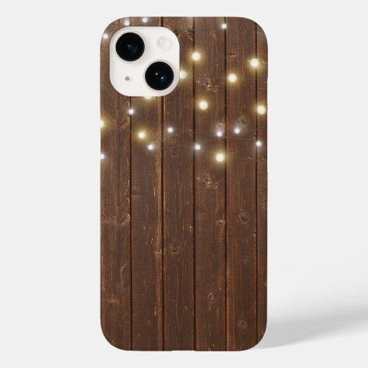 オークの木のライトストリング Case-Mate iPhoneケース (裏面)