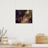 オークの木の下のミヌート, 1787 ポスター (キッチン)