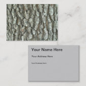 オークの木の吠え声の実質の木製の迷彩柄の自然のカムフラージュ 名刺 (正面/裏面)