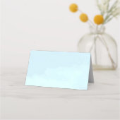 オークの木の落ち葉の田舎風ウェディング プレイスカード (裏面)
