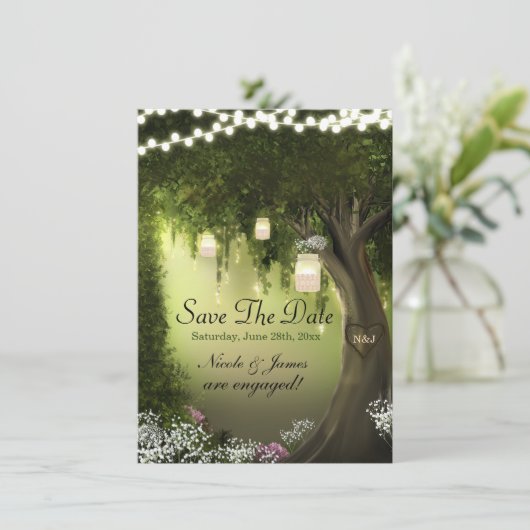 オークの木の魅惑された森の庭の日付を保存 セーブザデート (スタンド正面)