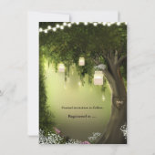 オークの木の魅惑された森の庭の日付を保存 セーブザデート (裏面)