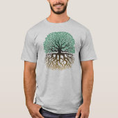 オークの木のTシャツ Tシャツ (正面)