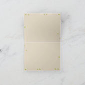 オークの木結婚の感謝のノートカード サンキューカード (内部)