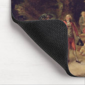 オークの木1787年の下のメヌエット マウスパッド (コーナー)