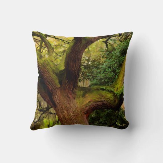 オークの木 クッション (裏面)