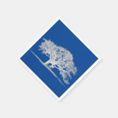 オークの木 スタンダードカクテルナプキン (角)